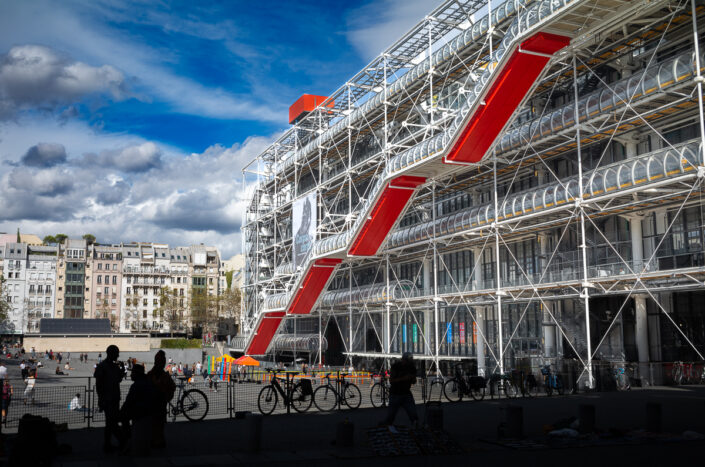 The Pompidou Centre, Paris, France.