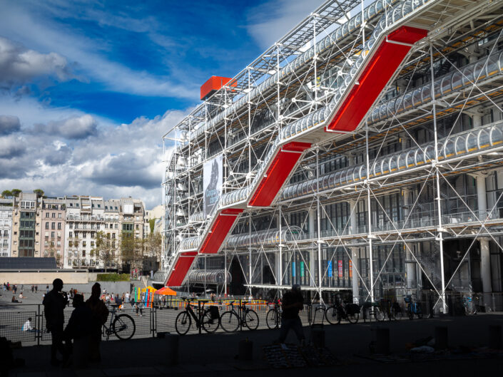 The Pompidou Centre, Paris, France.