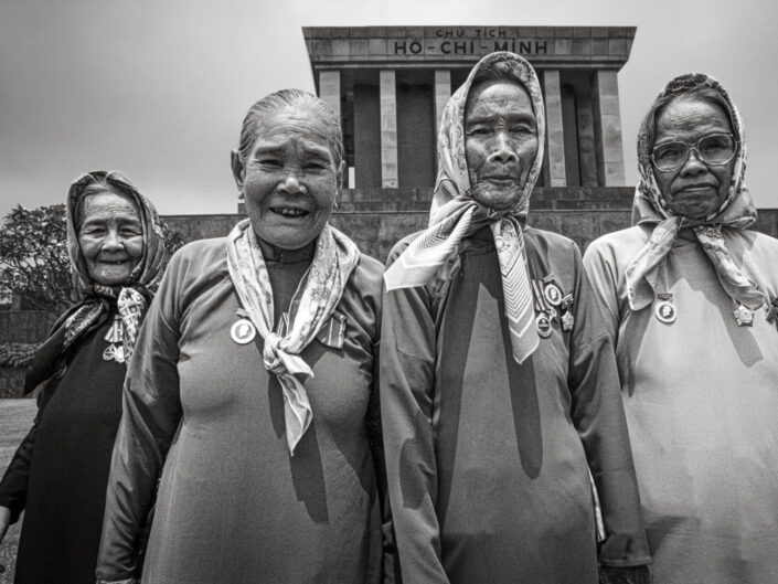 Vietnamese Heroic Mothers at Ba Dinh Square, 1998 / Mẹ Việt Nam Anh Hùng tại Quảng trường Ba Đình, 1998