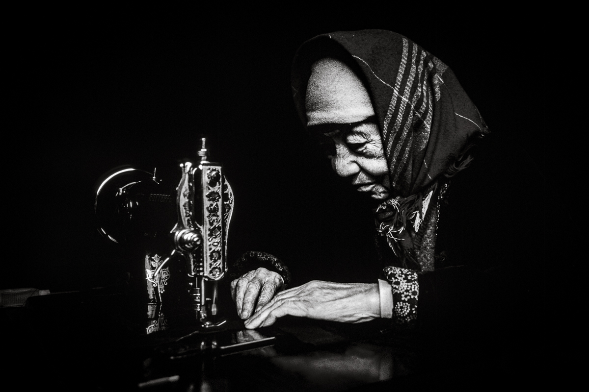 Vuong Tri Ngoc, sister of Hmong king Vuong Chi Sinh. Sa Phin, Ha Giang, 4 Jan 1993