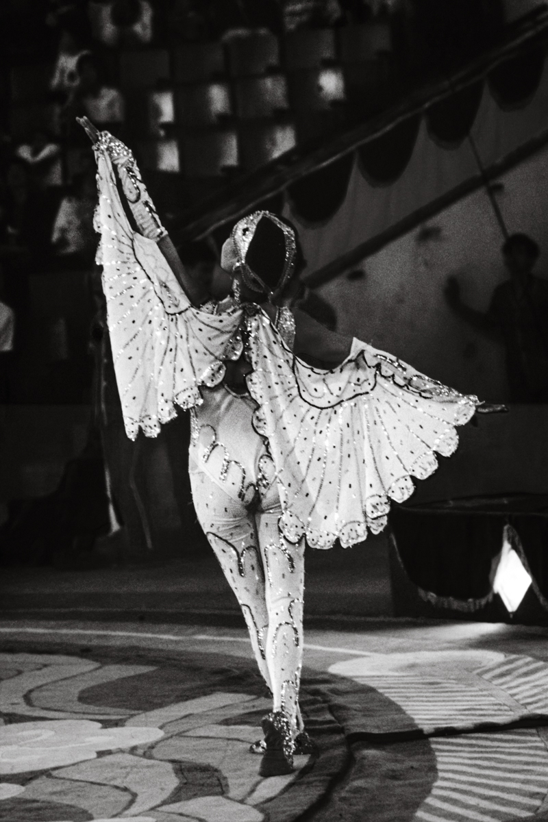 The performer. Hanoi Circus. 24 October 1992. 