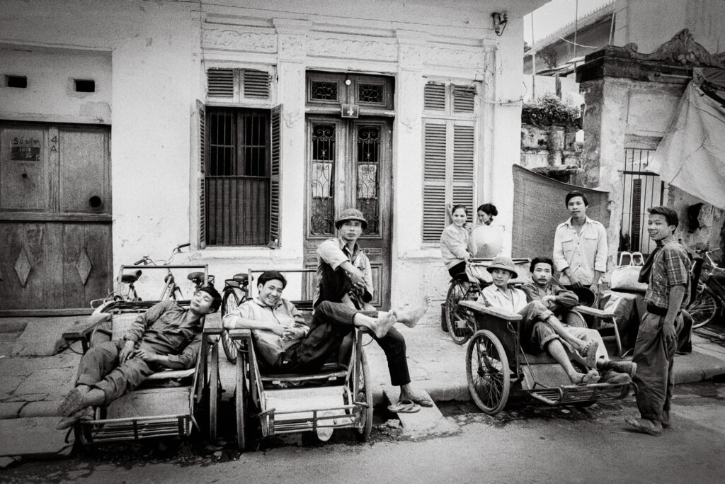 Cyclo drivers, Hanoi. Oct 1992