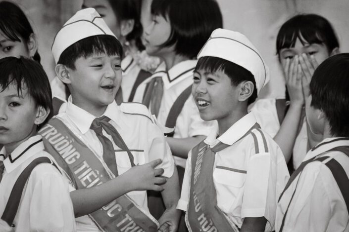 First Day Back at School, Hanoi. Sep 1997