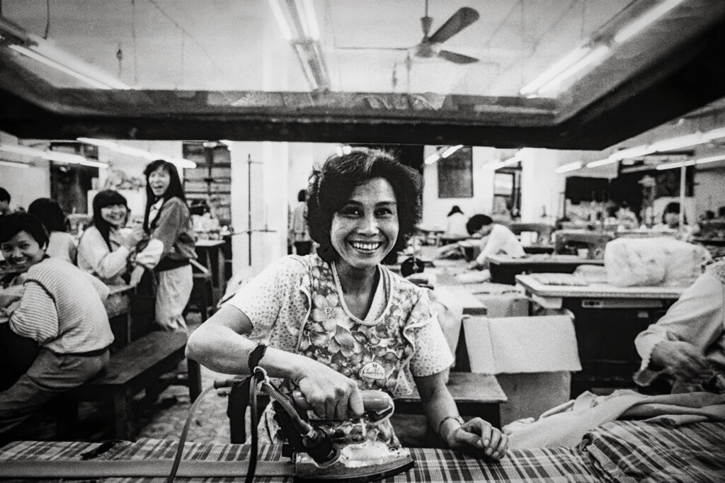 Victory Garment Factory, Hanoi. Dec 1992
